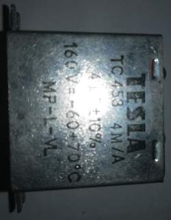 není skladem - TC453 4M/A 4uF 10% 160V TESLA