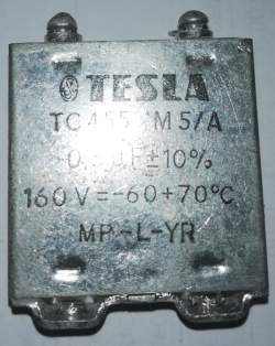 TC455 M5/A 0,5uF 10% 160V TESLA