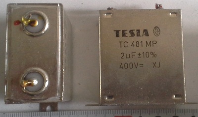 TC481MP 2uF 400V - pájený