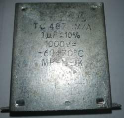 TC487 1M/A 1uF 10% 1000V TESLA