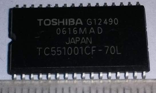 TC551001CF-70L .. 131,072 WORD x 8 BIT STATIC RAM