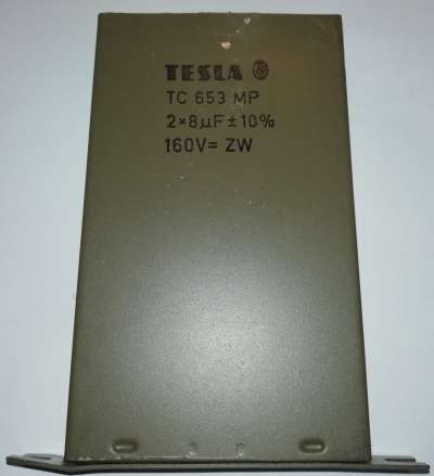 TC653MP 2x8u 160V TESLA, pájený  .. cena na dotaz / price on request