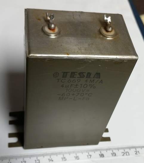 není skladem - TC669 -  4u/1000V 10% pájený