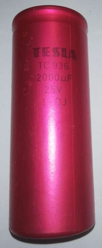 TC936 - 2000uF/25V TESLA