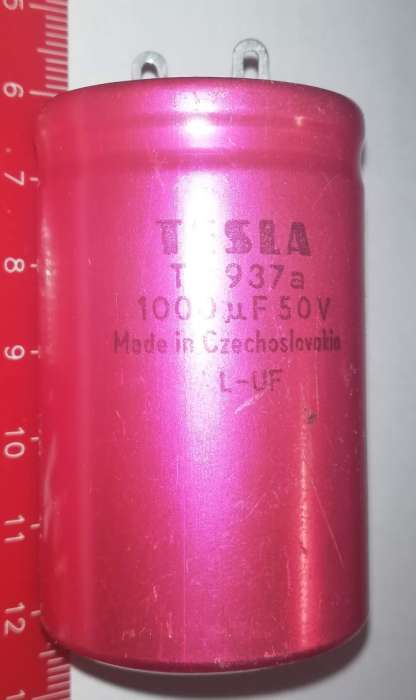 není skladem - TC937a 1000uF 50V