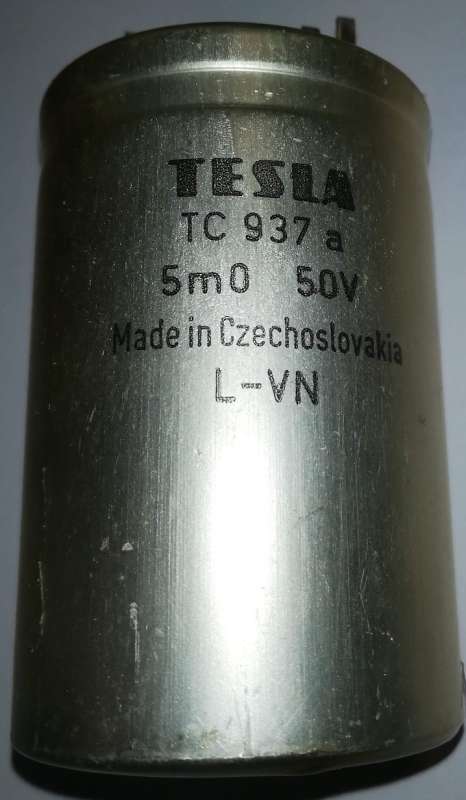 není skladem - TC937a 5mF 50V