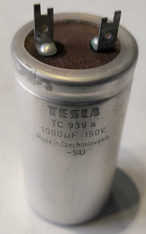 TC939a -  1000uF 150V TESLA
