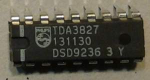 TDA3827 - TV-sound demodulator circuit with SCART switches and AF