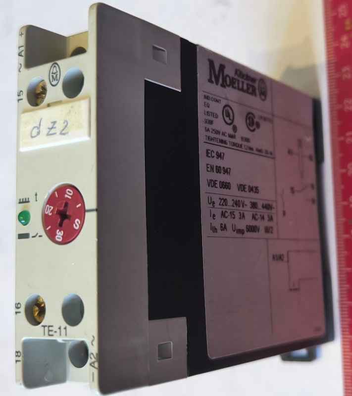 TE11-30-A Time Delay Relay by KLOCKNER MOELLER .. použitý / used   .. cena na dotaz / price on request