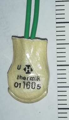 THERMIK 01 160 5 - teplotní spínač 160°C, délka 60cm, rozpinací