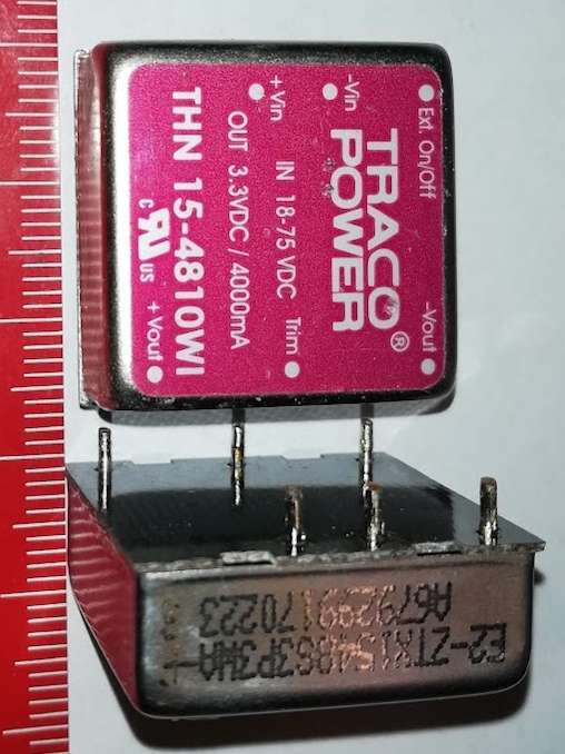 THN15-4810WI TRACO POWER Isolated Module DC DC Converter 1 Output 3.3V - - - 4A 18V - 75V Input