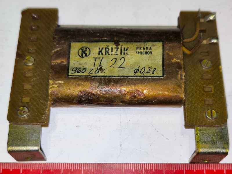 cívka Křižík TL22, 960 závitů,  z demontáže , na ND