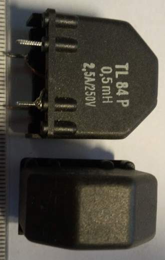 tlumivka TL84P 0,5mH  2,5A/250V    .. balení 5ks za 60Kč