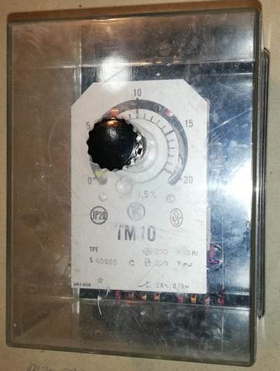 relé TM10 20s 220Vstr  .. cena na dotaz / price on request