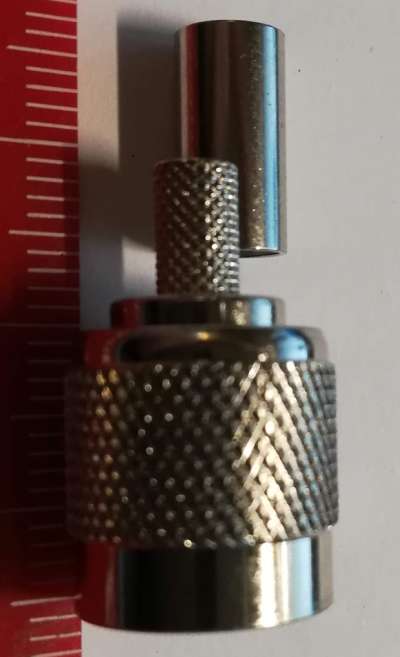 TNC-V-50P Koaxiální konektor krimpovací TNC-V CAB/K 50R RG58U