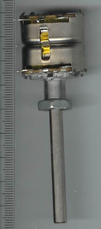 není skladem - TP283b - 2x  25k/G 60A  dvojitý potenciometr
