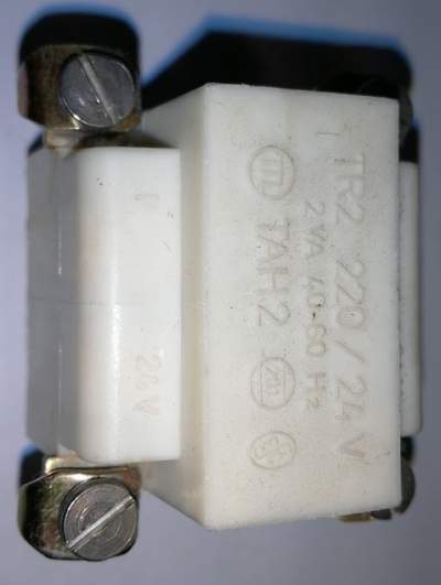 TR2-2VA, bílé .. trafo 220/24V 2VA TAH2, starší