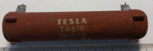 TR618 75R 25W pájený