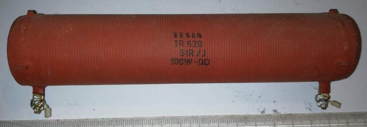 TR620  51R  100W TESLA pájený