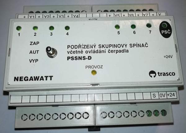 PSSNS-D - podřízený skupinový spínač TRASCO 24V z demontáže  .. cena na dotaz / price on request