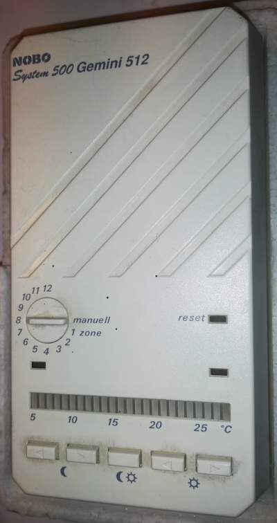 TRR512-100 Room termostat NOBO controls