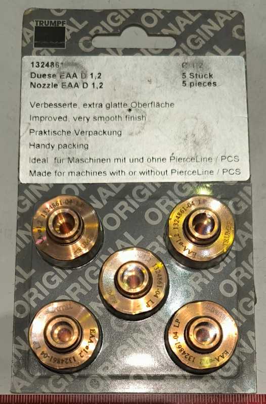 1324861 -Nozzle 1.2mm for Trumpf(R)   .. balení 5ks za 495Kč