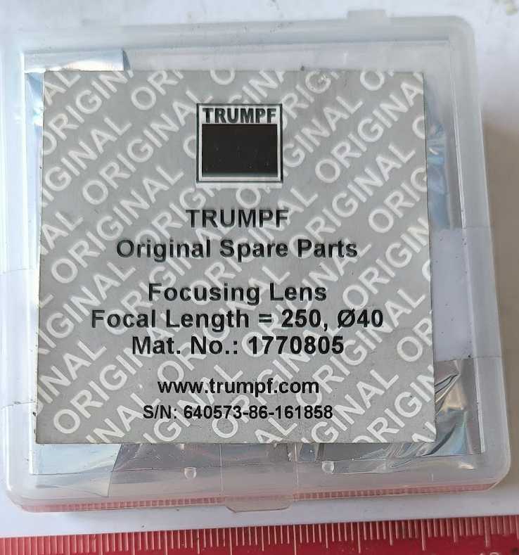TRUMPF-1770805 - Lens f 250.00 mm, D 40.00 mm   .. cena na dotaz / price on request