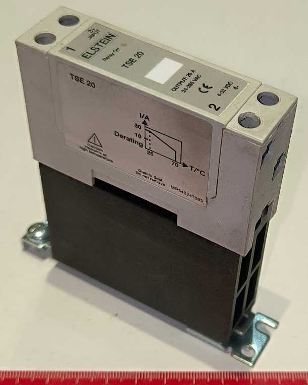 TSE20 Elstein -   THYRISTOR CIRCUIT BREAKER .. použitý / used .. cena na dotaz / price on request