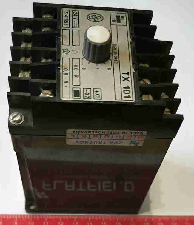 TX101 KC-R 24Vss  relé, 0,8-8s, starší  (001) .. cena na dotaz / price on request