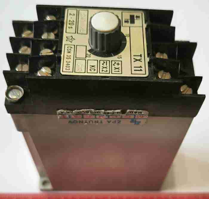 Relé TX11 ZR KC 24V 50Hz 2-20s  T43 (102) .. cena na dotaz / price on request