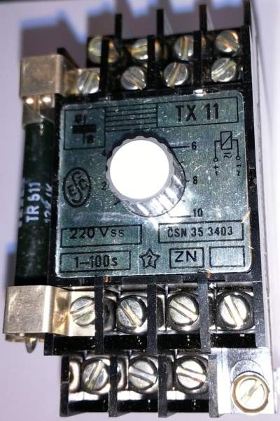 Relé TX11 ZN 220Vss 1-100s   .. cena na dotaz / price on request