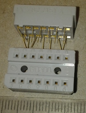 TX7822151 - DIL patice 14 pin 2,54mm zlacená