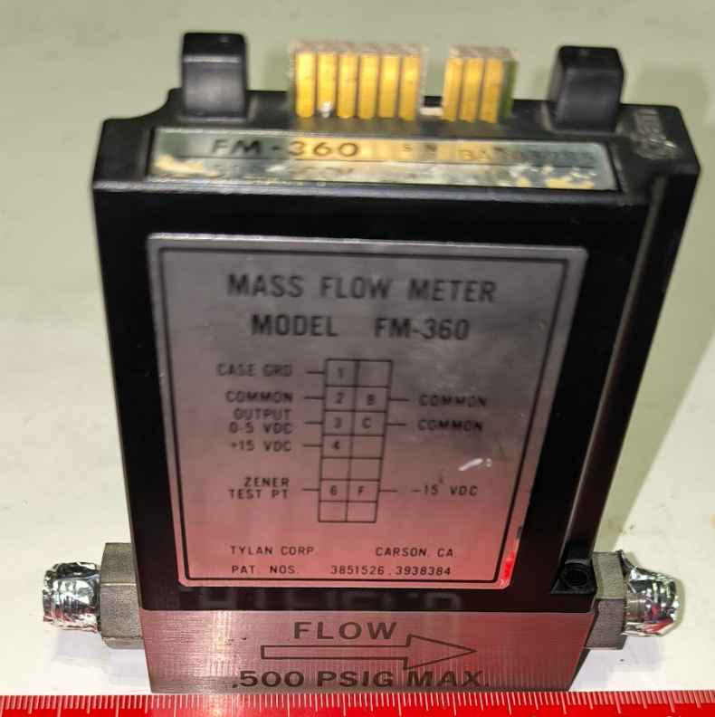 mass flow meter TYLAN FM-360 500sccm  .. použitý / used   .. cena na dotaz / price on request