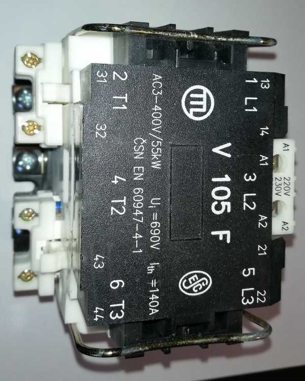 stykač V105F 220V 50Hz - stykač 3-pólový