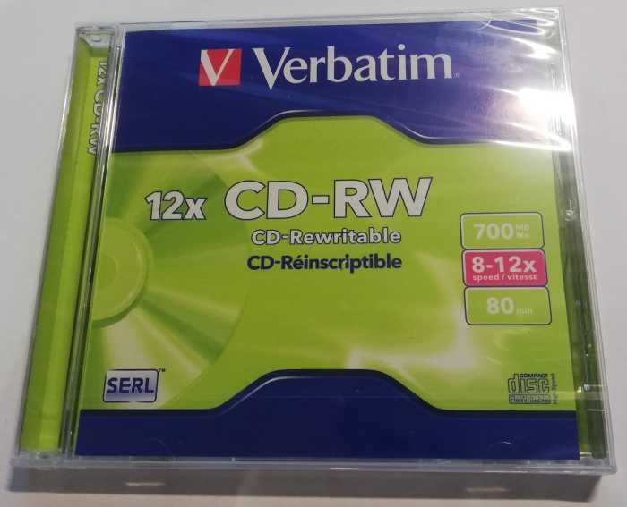 VERBATIM-12xCD-RW