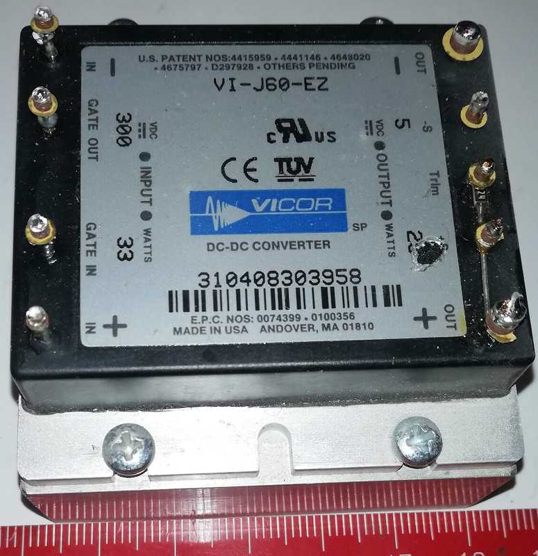 VI-J60-EZ - DC/DC converter VICOR .. použitý / used   .. cena na dotaz / price on request