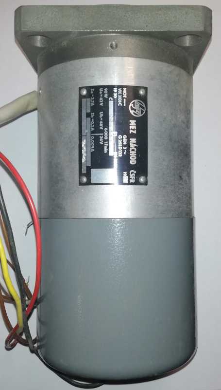 není skladem - motor MEZ VK3K8C 90W 3x24V 6000/min, nepoužitý .. cena na dotaz / price on request