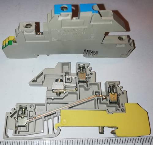 Ve 50x Weidmüller Verteilerklemmen AAP12 2.5 Li Bl Modular Terminals Ve 50x Weidmüller Verteilerklemmen AAP12 2.5 Li Bl Modular Terminals