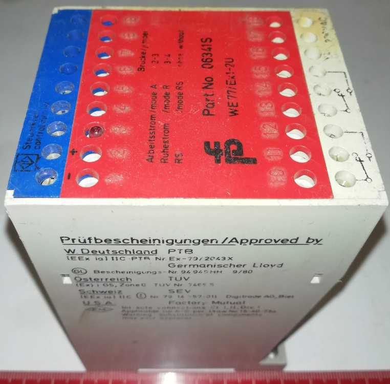 PEPPERL+FUCHS WE77/EX1-2U Isolated Switch Amplifier Relay  .. použitý / used   .. cena na dotaz / price on request