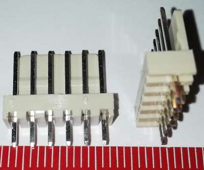 WF06S - konektor 6pin do DPS ( NS25-W6P NINIGI ) .. balení 40ks za 60Kč