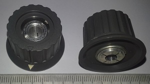 WF24324.. knoflik  - 6 mm hřídel s šipkou