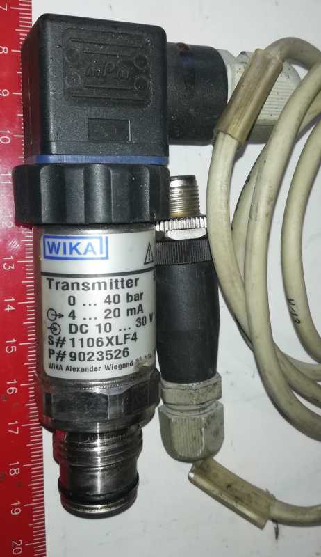 WIKA S-11 0...40bar, tlakový snímač .. použitý/used.. cena na dotaz / price on request