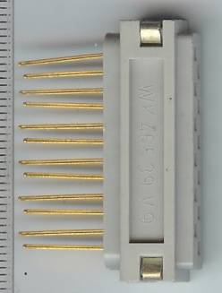 WK46539 - 12 pin, osazeno 12pin, Au kontakty, pájený   .. cena na dotaz / price on request