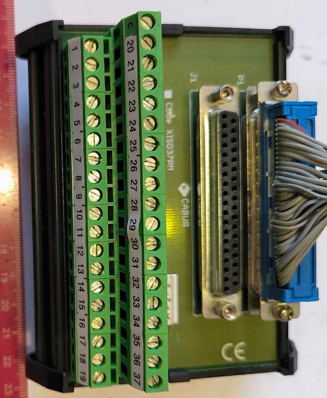 XISD37FM D-sub interface 37 poles male + female -  starší z demontáže .. cena na dotaz / price on request