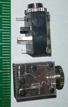 jack 3.5 mono samice do pl. spoje