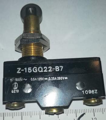 mikrospínač Z-15GQ22-B7 .. cena na dotaz / price on request