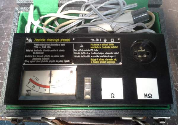 ZO1 Zkoušečka elektrických předmětů