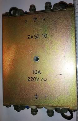 filtr ZASZ10 10A 220Vac