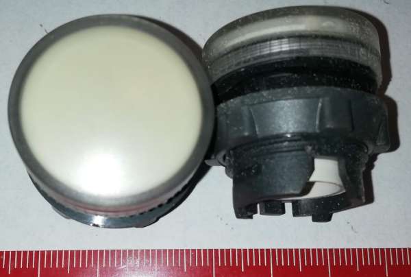 ZB5AV07 - čirá signální hlavice Ø22  Schneider Electric - 013700