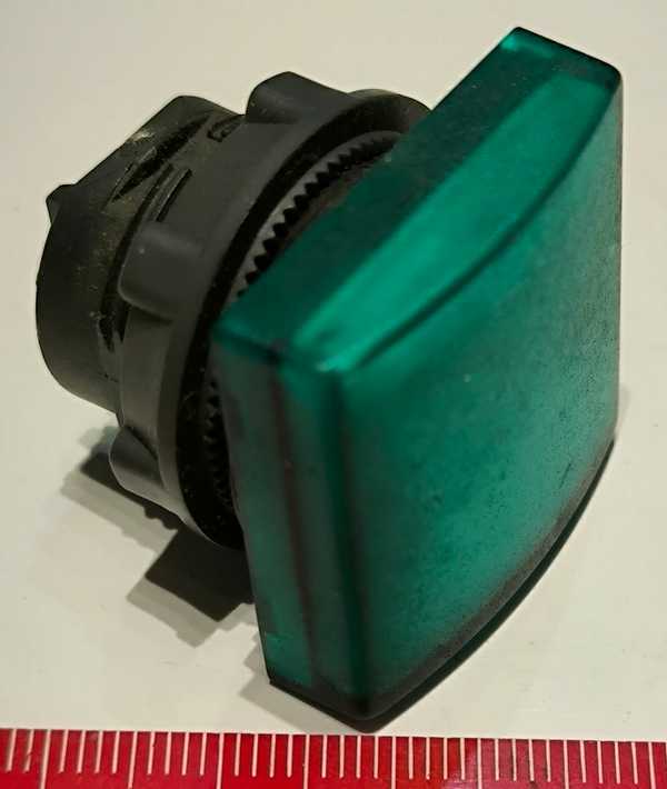 ZB5CV033 Signální hlavice Telemecanique, zelená